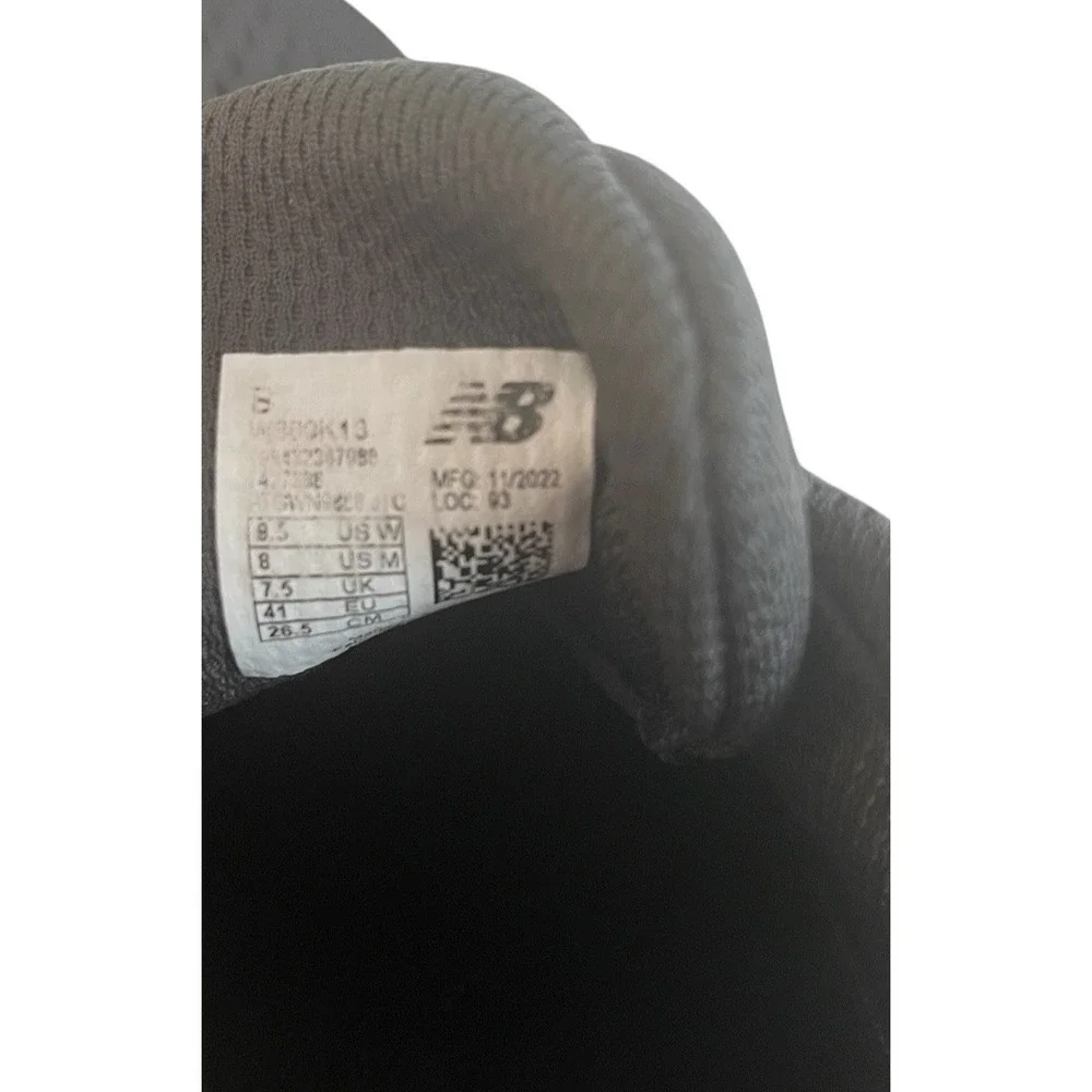 New Balance Size 9.5W / 8M Black Fresh Foam‎ 880 Sneaker Running Shoe